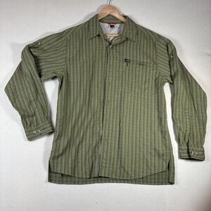 The North Face Long Sleeve Button Up Men's M Cotton‎ Hiking Outdoor